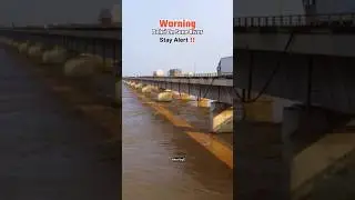 Warning ⚠️ dehri on son river  stay alert 📍#bihar #shorts