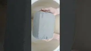 Crunchy cement shaving and crumbling ASMR🤤 #asmr #satisfying #oddlysatisfying #cement #cementasmr