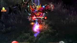 Mu blue Thailand. test skill Death Stap Blade Master lv 434  @ New map