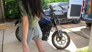 Выхлопная система Honda CB300R Exhaust Slip On Coffman (стандартный запуск и обороты для сравнения)