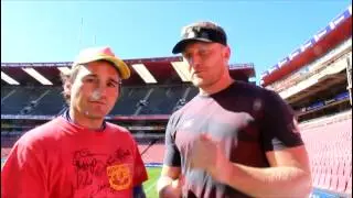 Rugby interview with Lions super rugby Franco van der Merwe 2014.