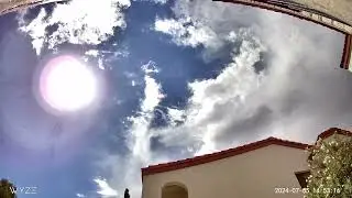 Dry Microburst Timelapse over Tucson, AZ - July 5, 2024