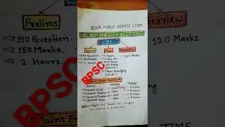 BPSC (Bihar public service commission) Prelims, Mains and Interviews.