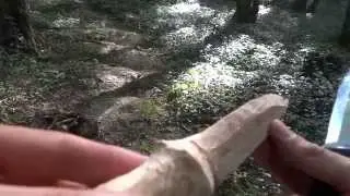 CARVING CHALLENGE from BushcraftBartons : carving a knife
