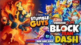🔴STUMBLE GUYS LIVE || 🏆INW ASIA SERVER 🎉BLOCK DASH TEAM #stumbleguyslive #gaming