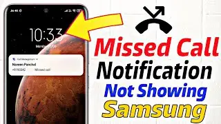 missed call notification not showing samsung | miss call notification not showing | raman tech
