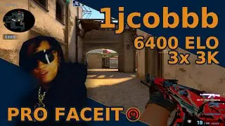 #3 RANKED FACEIT - 1jcobbb🔥 - 82% HS - 120 ADR - CSGO PRO POV Highlights