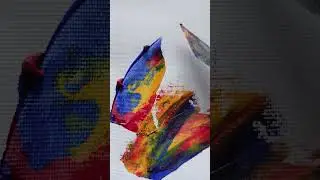 6 Farbstriche: Impasto-Technik enth&uuml;llt!#Shorts#AcrylicPainting #Impasto #Art #ColorMap #kunstvideo