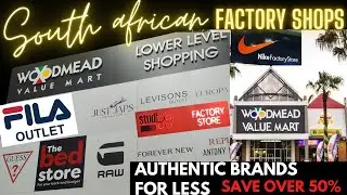 Shopping at South African factory shops | Levi's outlet, Guess outlet, Forever new outlet store etc