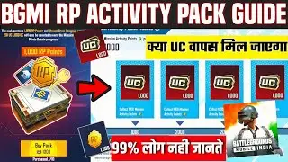 BGMI RP Activity Pack Explained: Get 1000 UC Back Instantly! 🤑 (99% Don't Know) | RP Activity Pack
