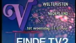 Nederland-2: closedown (ca. 1989/1990)