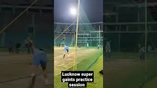 Lucknow super gaints practice session