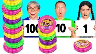 100 Слоев Еды Челлендж | Вкусные Кухонные Рецепты от BaRaDa Challenge