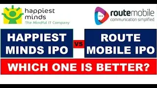Happiest minds vs Route Mobile IPO