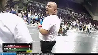 58 Lbs Cons. Round 2 - Aiden Maltezo, Lockdown Wrestling Club Vs Cole Johnson, Black Fox Wrestling