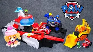 Paw Patrol Mini Trucks Review |Mighty Movie |Rescue Wheels |PAW Patrol Mighty Movie Aircraft Carrier