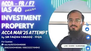 IAS 40 (Complete) in English | Investment Properties | @sirfaizanfarooq