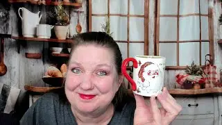 Mud Pie Christmas Mug Santa Face Retro Style #christmasmug #santamug #hotcocoabar #retrosanta