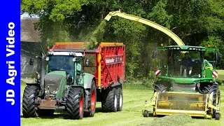 2020 | John Deere 8400i + Fendt 930 + New Holland | Gras hakselen | Grass silage | Jansen Heeten