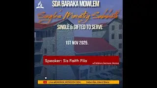 SINGLE MINISTRY SABBATH 2025 B.M