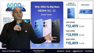 Xiaomi Launches Redmi 15C 5G Mobile Handset | 2026 ka Boss | 200% Volume Booster | Anuj Sharma Mktg