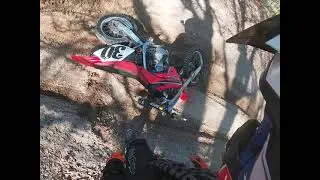 Riding homemade track!!!!🤟