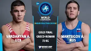 GOLD GR - 72 kg: A. VARDANYAN (UZB) v. A. MANTSIGOV (RUS)