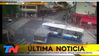 VILLA DEVOTO I Un camión se inscrustó en un comercio tras chocar con un colectivo