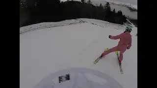 Le lioran , snowscoot. En famille 