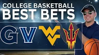 BEST Wednesday College Basketball Picks! | Georgetown vs Villanova | West Virginia vs Arizona State