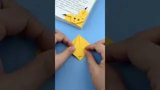 Pikachu paper book marker || Pok&eacute;mon #pikachu #bookmarker #pokemon #pokemonbookmarker #yellow #poke