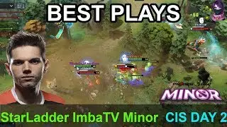 StarLadder ImbaTV Minor BEST PLAYS DAY 2 CIS Highlights Dota 2 Time 2 Dota #dota2