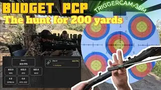 Budget PCP tuning for 200 yards. Behemoth .22 goes LONG..!!