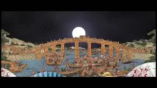 Dreamed Japan, Images of the Floating World. Multimedia exhibitions 360 in Digital Art House, Riga