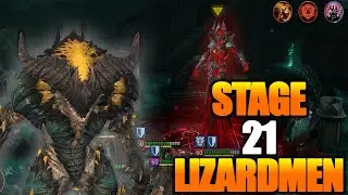 FACTION WARS STAGE 21 LIZARDMEN SPEED FARMING | Raid: Shadow Legends