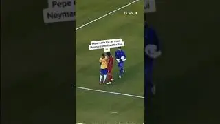 pepe made the ref. think Neymar committed the foul 😂😭