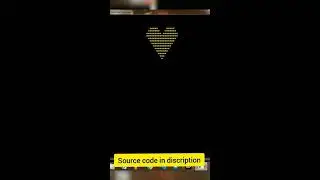 Heart ❤️ Animation in C++ programming with source code. #shorts #shortvideo