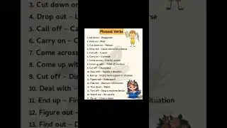 &ldquo;17 Must-Know Phrasal Verbs | Improve Your English Fast!&rdquo;🔥