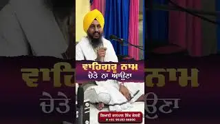 ਵਾਹਿਗੁਰੂ ਦਾ ਨਾਮ ਚੇਤੇ ਨਾ ਆਉਣਾ | Giani Janpal Singh Kesri #wahegurunaam #waheguru #short #sikh