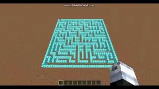 Minecraft maze generator with Python