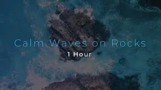 Stone Shore 🌊 1HR Ocean Breeze ASMR | Gentle Waves, Wind & Rock Sounds