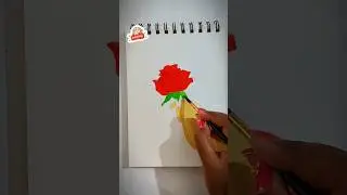 Rose Day Special Painting || Acrylic Art #shorts #viral #painting #art