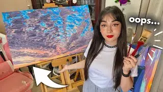Эта картина маслом началась как ошибка!