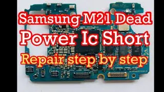 Samsung m21 Dead solution ||Samsung M21 Dead Repair Power IC Change