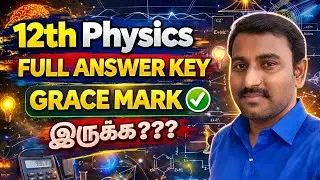12th Physics Public exam 2026 full answer key