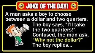 🤣 BEST JOKE OF THE DAY! - The boy takes the coins... but who&rsquo;s the real fool?... | Funny Dad Jokes