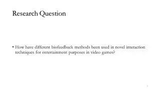 Biofeedback Methods in Entertainment Video Games: A Review of Physiological Interaction Techniques