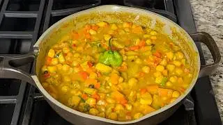 How to make curry chickpeas Jamaican style