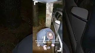 Ring camera captures unknown Texas suspect slashing 11 tires in driveway