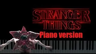 Stranger Things Theme Piano
